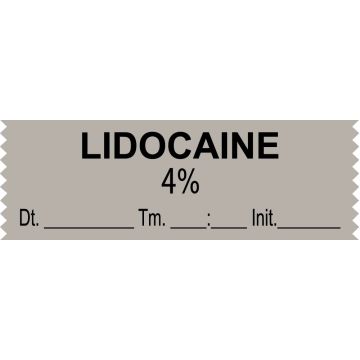 Anesthesia Tape, Lidocaine 4%, DTI, 1-1/2" x 1/2"