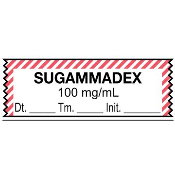 SUGAMMADEX 100MG/ML 1-1/2X1/2"