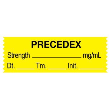 Anesthesia Tape, PRECEDEX mg/mL 1-1/2" x 1/2"