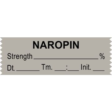 Anesthesia Tape, Naropin % DTI 1-1/2" x 1/2"