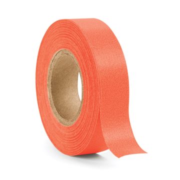 1/2" x 500" Fluorescent Red Paper Tape
