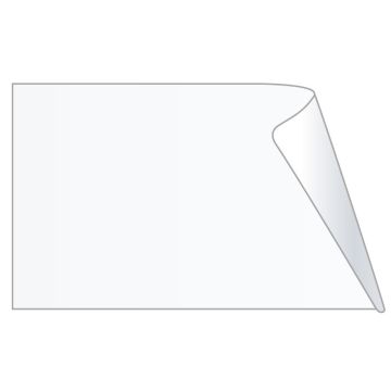 Unishield Clear Label Protector, 3" x 4"