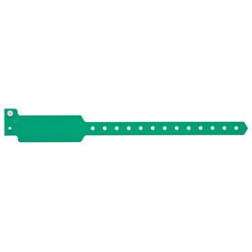 Blank Snap Plastic Wristbands-Wide
