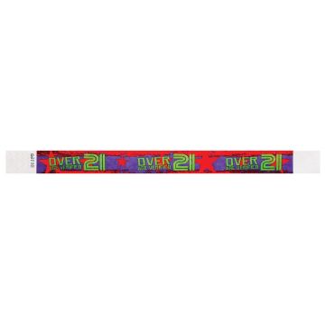 TYVEK WRISTBAND - OVER 21