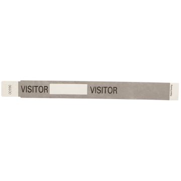 Tyvek Visitor Wristband, 10" x 1"