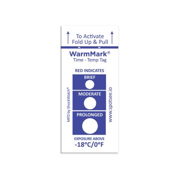 WarmMark Single-Use Temperature Indicator -18C/0F
