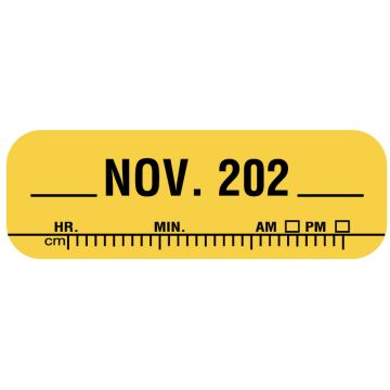 X-Ray Date Label Nov 202__, 1-1/2" x 1/2"