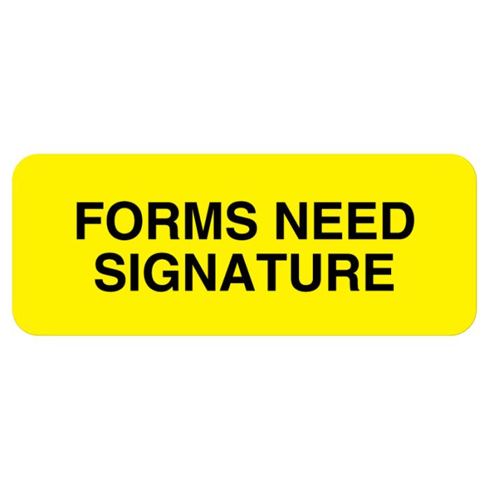 Consent & Form Label, 2-1/4" x 7/8" main product photo