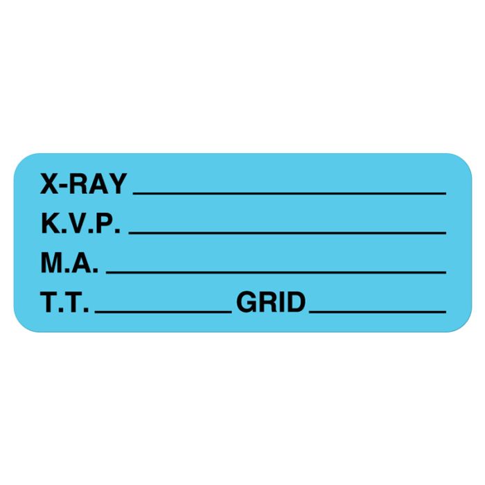 X-Ray Label, 2-1/4" x 7/8" main product photo