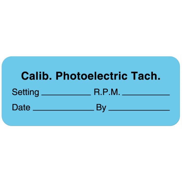 Photoelectric, Calibration Label, 2-1/4" x 7/8" main product photo