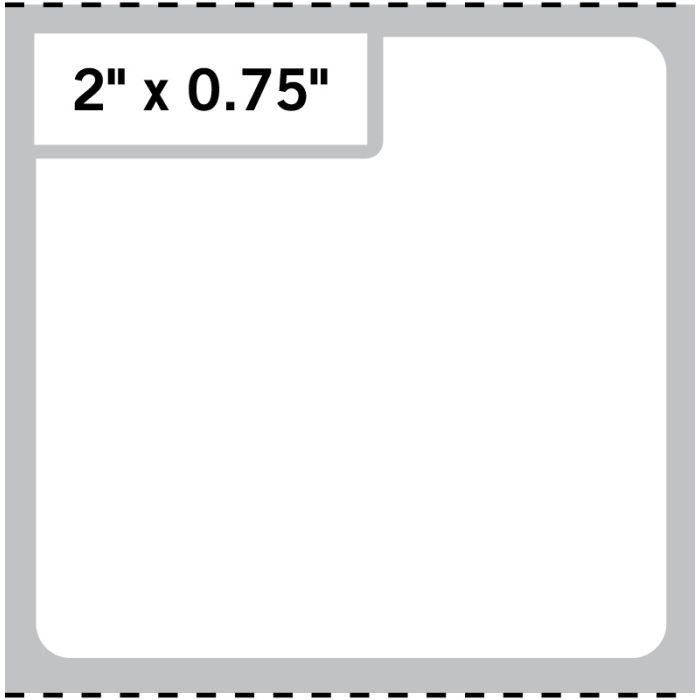 Thermal Transfer Printer Label, 3" Core, 4" x 4" main product photo