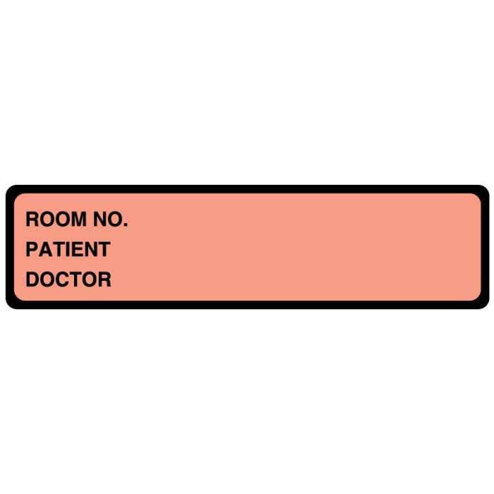 Chart Label Orange, Binder Label, 5" x 1-3/8" main product photo