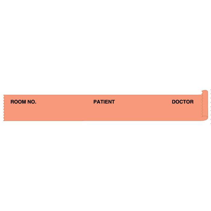 Salmon Patient Chart Tape, 1/2" x 500" main product photo