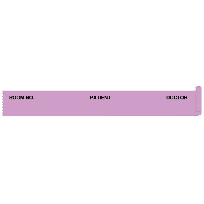 Room No. Patient Doctor, Violet Patient Chart Tape, 1/2" x 500" main product photo