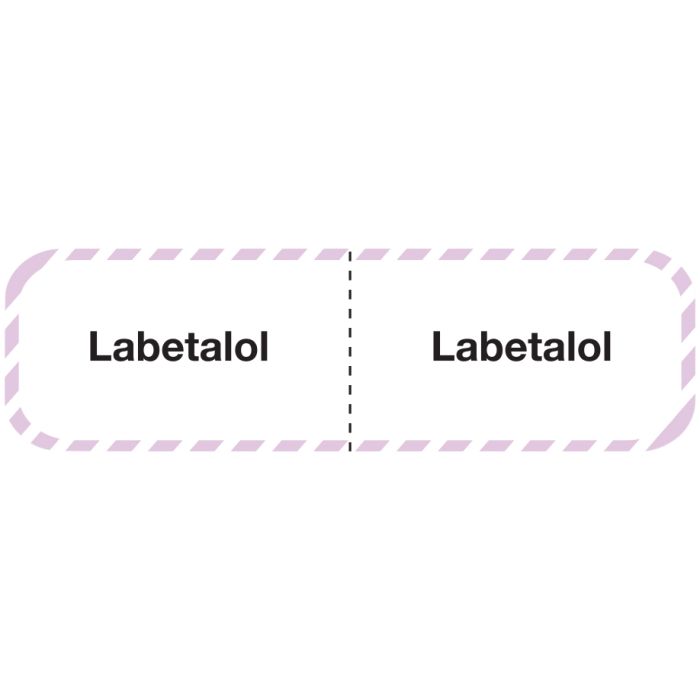 Labetalol, IV Line Identification Label, 3" x 7/8" main product photo