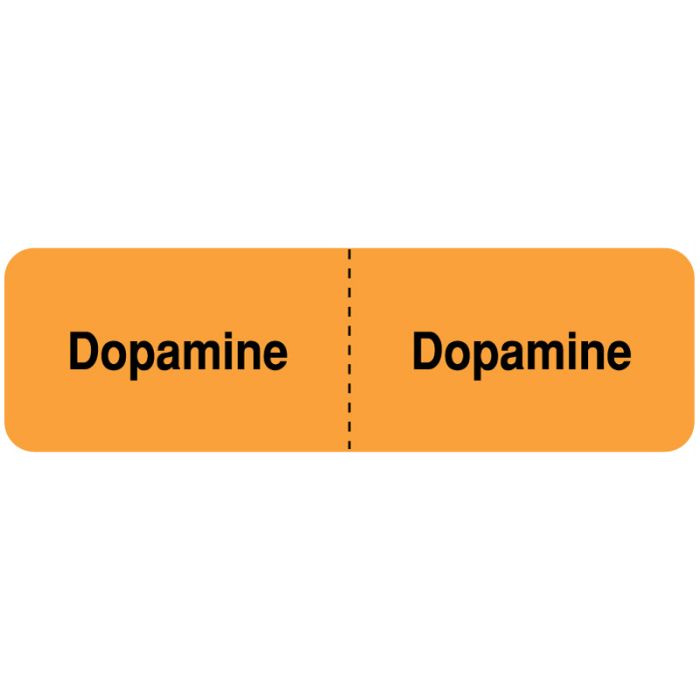 Dopamine , IV Line Identification Label, 3" x 7/8" main product photo