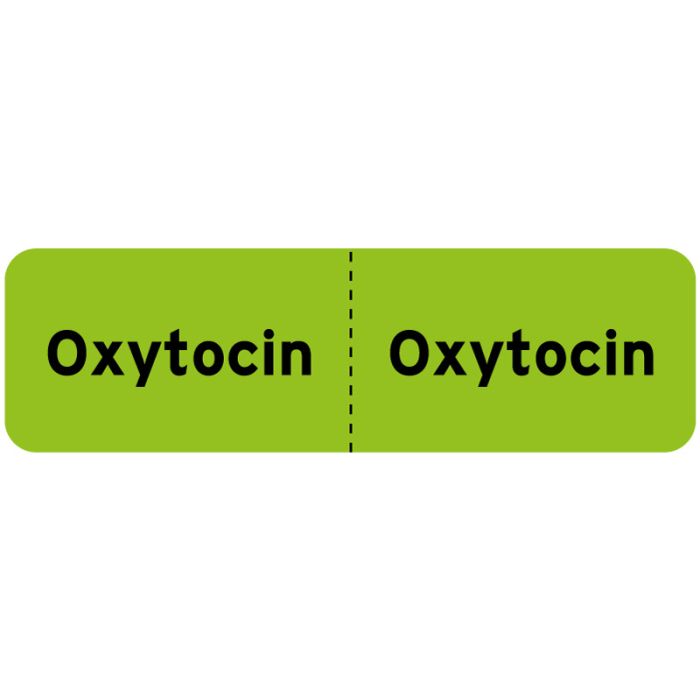 Oxytocin, IV Line Identification Label, 3" x 7/8" main product photo