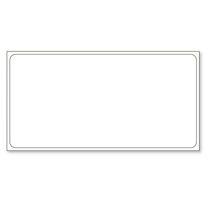 Direct Thermal Printer Label, 1" Core, 2-1/2" x 3/4" main product photo