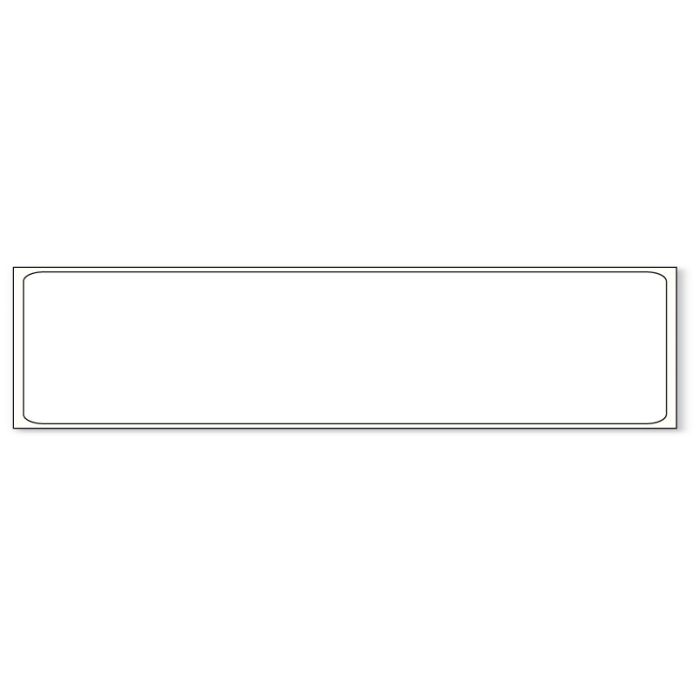 Direct Thermal Printer Label, 1" Core, 4" x 1" main product photo