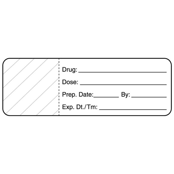 Drug Dose Flag, 3" x 1" main product photo