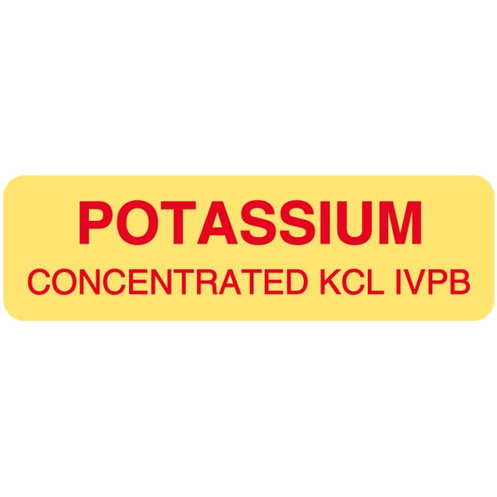IV Communication Label, 3" x 7/8" main product photo