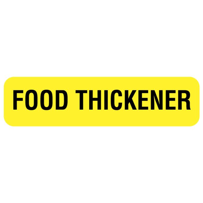 Food Thickener, Nutrition Communication Labels, 1-1/4" x 5/16" main product photo