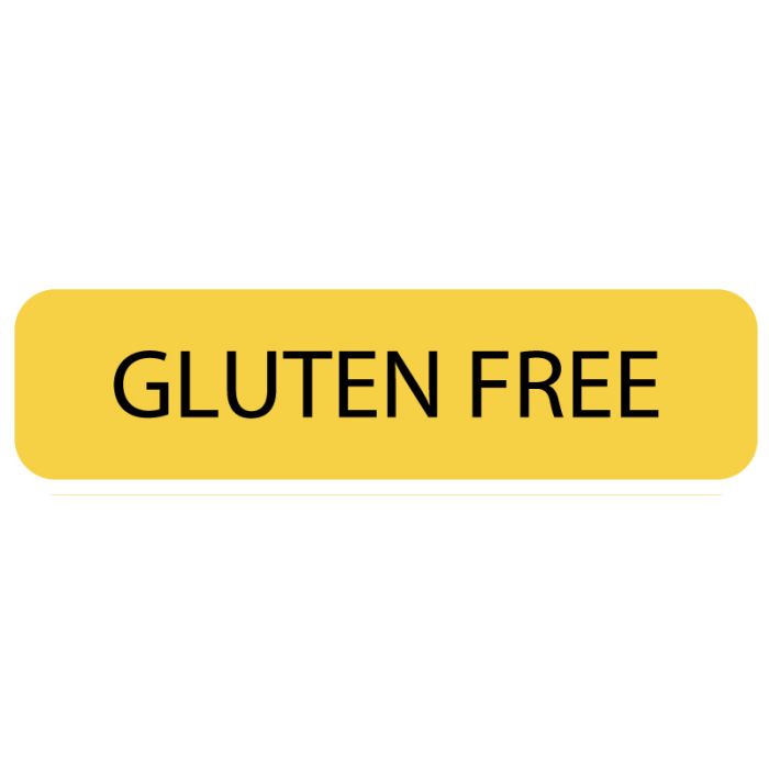Gluten Free, Nutrition Communication Labels, 1-1/4" x 5/16" main product photo