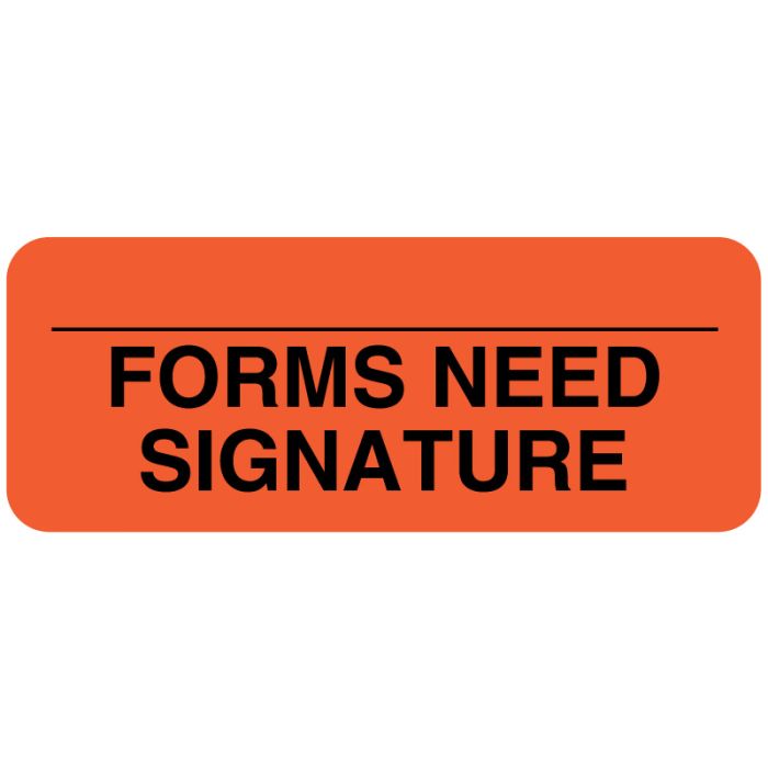 Consent & Form Label, 2-1/4" x 7/8" main product photo