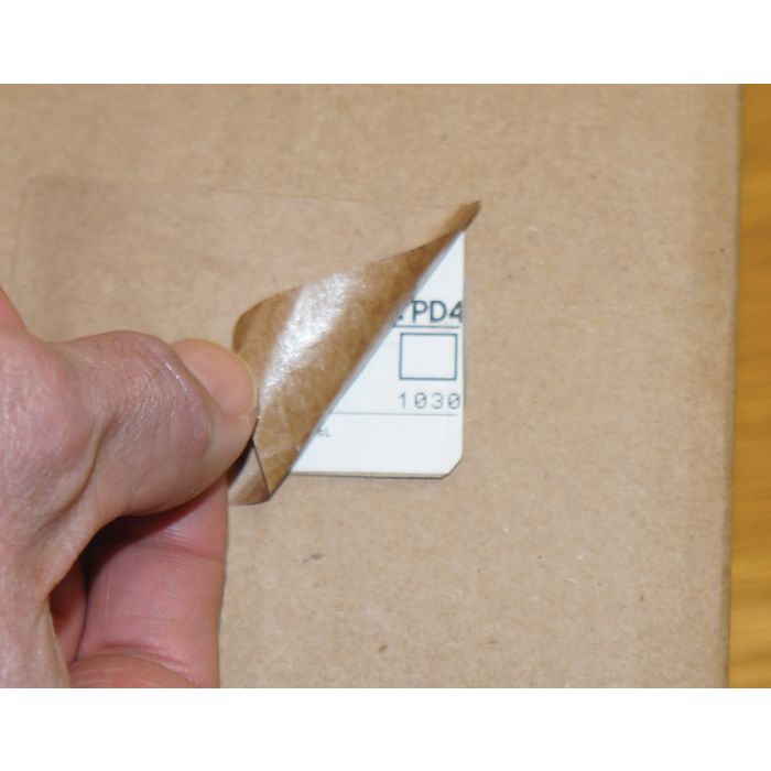 Kraft Blockout Label, 3" x 2" main product photo
