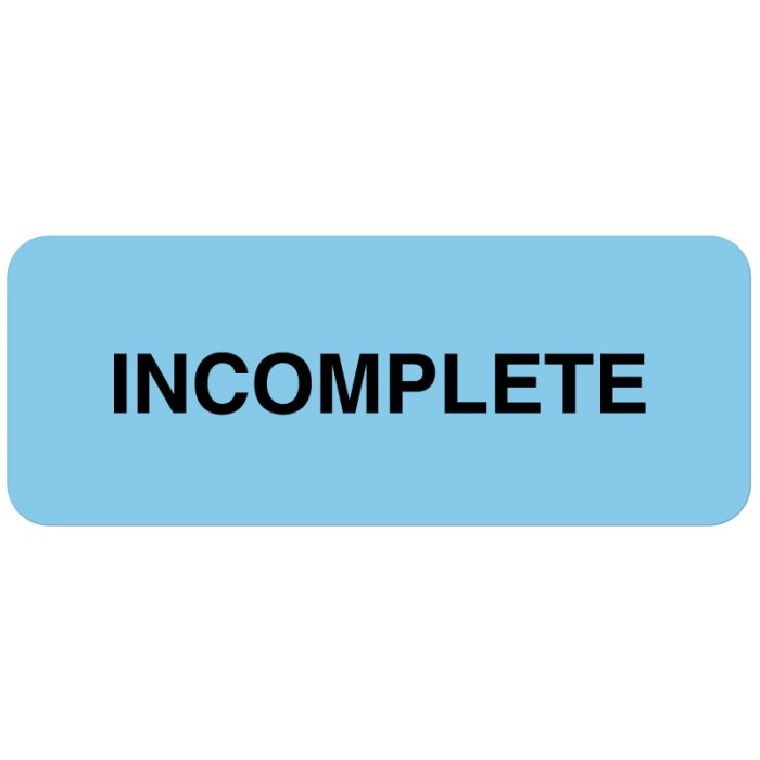 Incomplete Record, Department Aid Labels, 2-1/4" x 7/8" main product photo