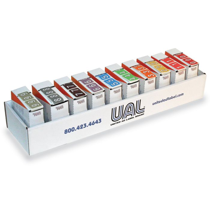 Starter Kit for Numeric File Folder Labels Tab 1277 Compatible, 1" x 1/2" main product photo