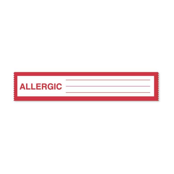 Allergic, Nursing Chart Tape, 4-1/2" x 1" main product photo