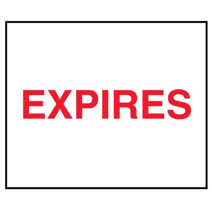 Expires, Monarch 1115 Label, 3/4" x 13/16" main product photo