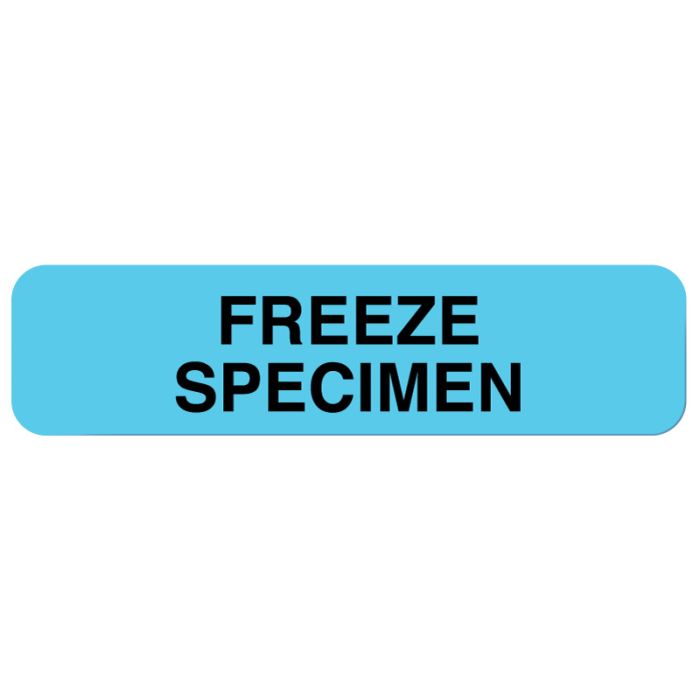 Freeze Specimen, Priority Handling Label, 1-1/4" x 5/16" main product photo