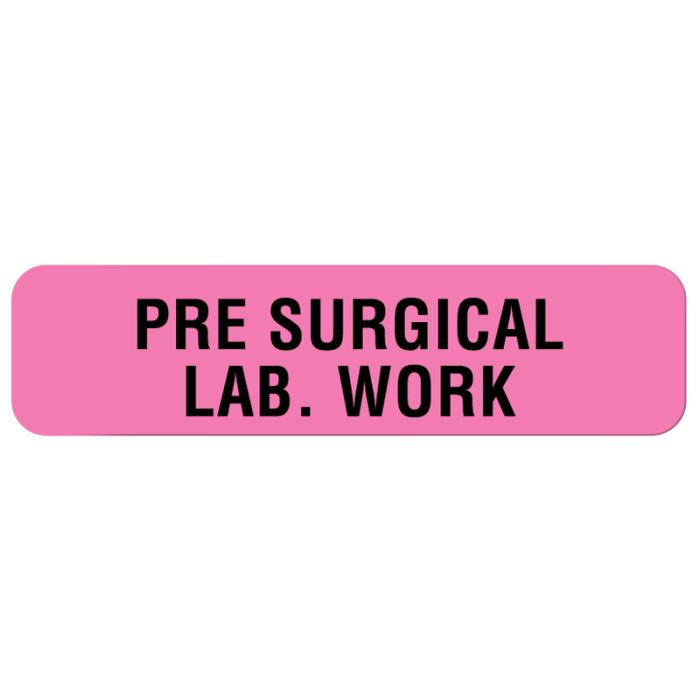 Surgical Lab Label, Action Needed Label, 1-1/4" x 5/16" main product photo