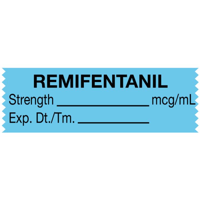 Anesthesia Tape, Remifentanil mcg/mL, 1-1/2" x 1/2" main product photo