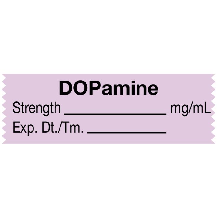 Anesthesia Tape, DOPamine mg/mL, 1-1/2" x 1/2" main product photo