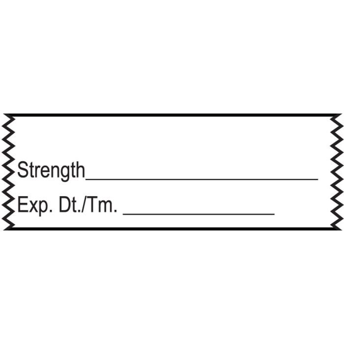 Anesthesia Tape, Blank, 1-1/2" x 1/2" main product photo
