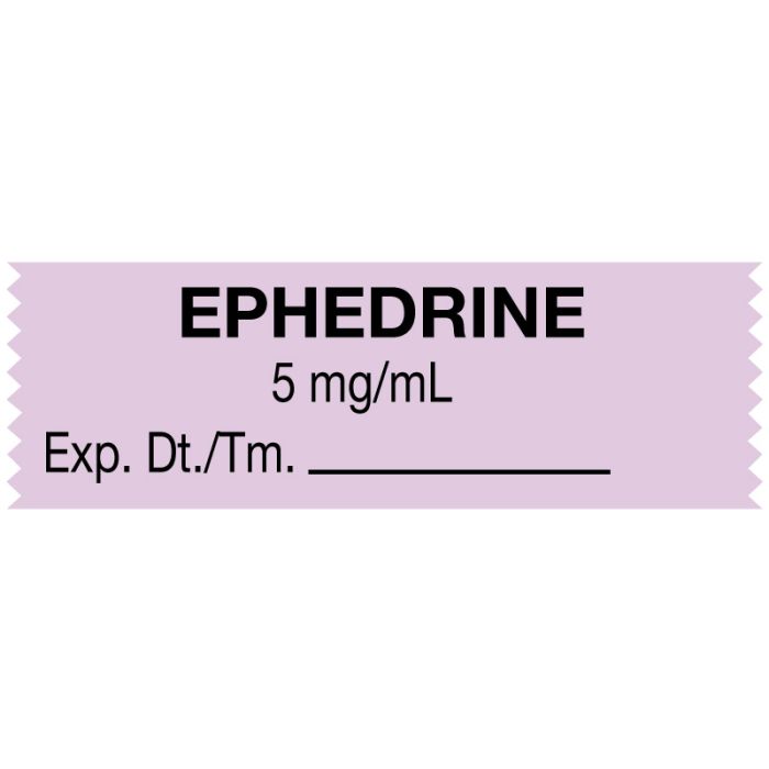 Anesthesia Tape, Ephedrine 5 mg/mL, 1-1/2" x 1/2" main product photo
