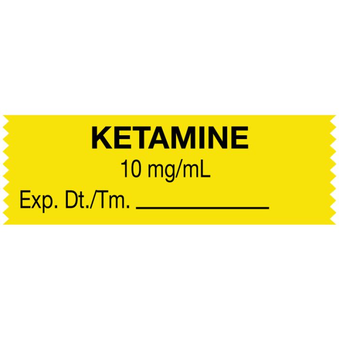 Anesthesia Tape, Ketamine 10 mg/mL, 1-1/2" x 1/2" main product photo