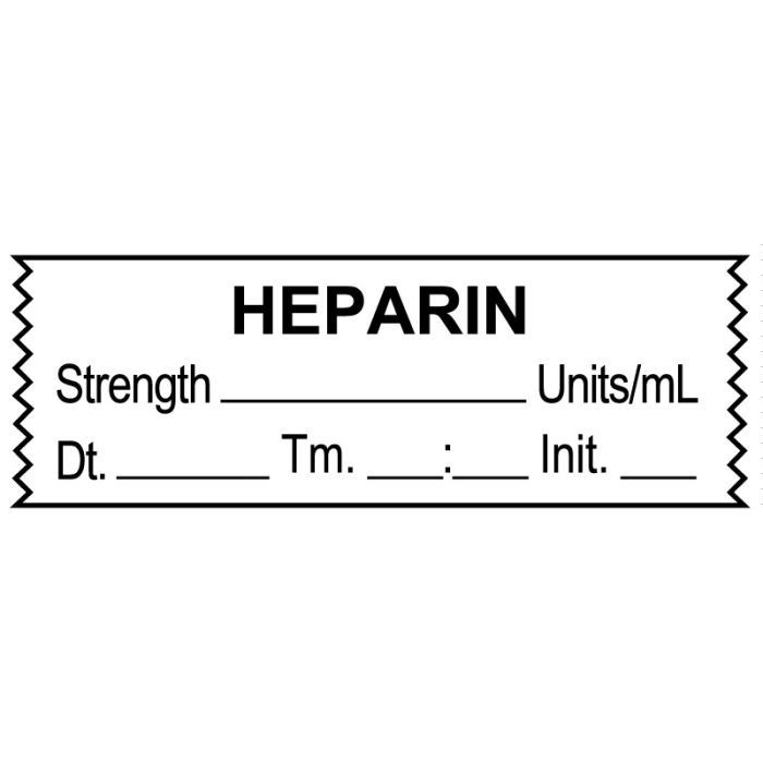 Anesthesia Tape, Heparin Units/mL DTI 1-1/2" x 1/2" main product photo