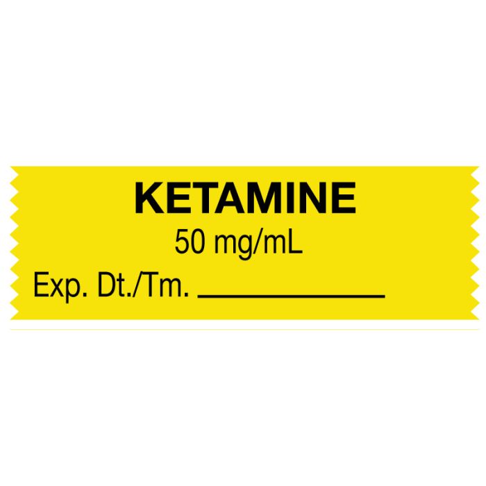 Anesthesia Tape, Ketamine 50 mg/mL, 1-1/2" x 1/2" main product photo