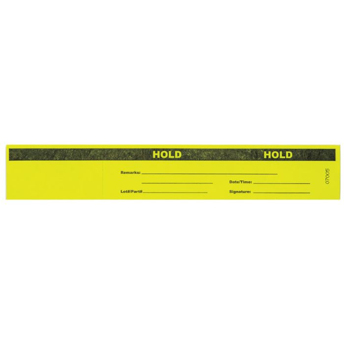 Hold Tyvek Status Band,12" x 2" main product photo