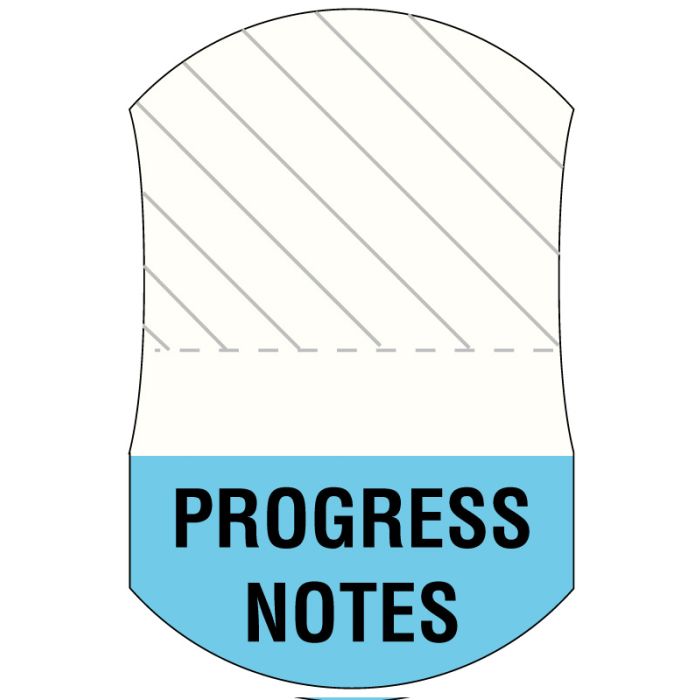 Progress Notes, Message UniTab Flag, 1-7/16" x 15/16" main product photo