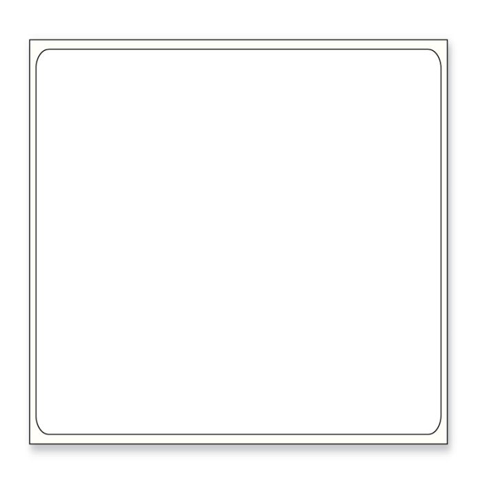 Direct Thermal Printer Label, 3" Core, 4" x 4" main product photo