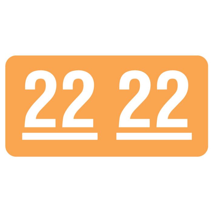 UAL 2022 Year Label, 1-1/2" x 3/4" main product photo