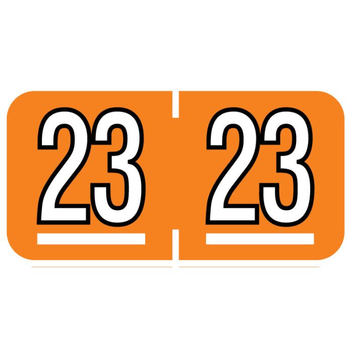 Barkley Compatible 2023 Year Label, 1-1/2" x 3/4" main product photo