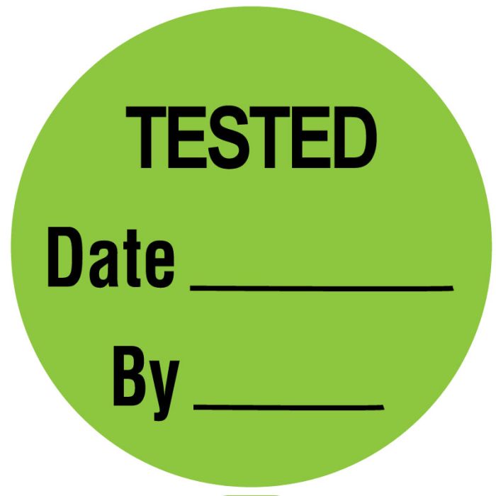 Tested QC Label, 1" Dia main product photo