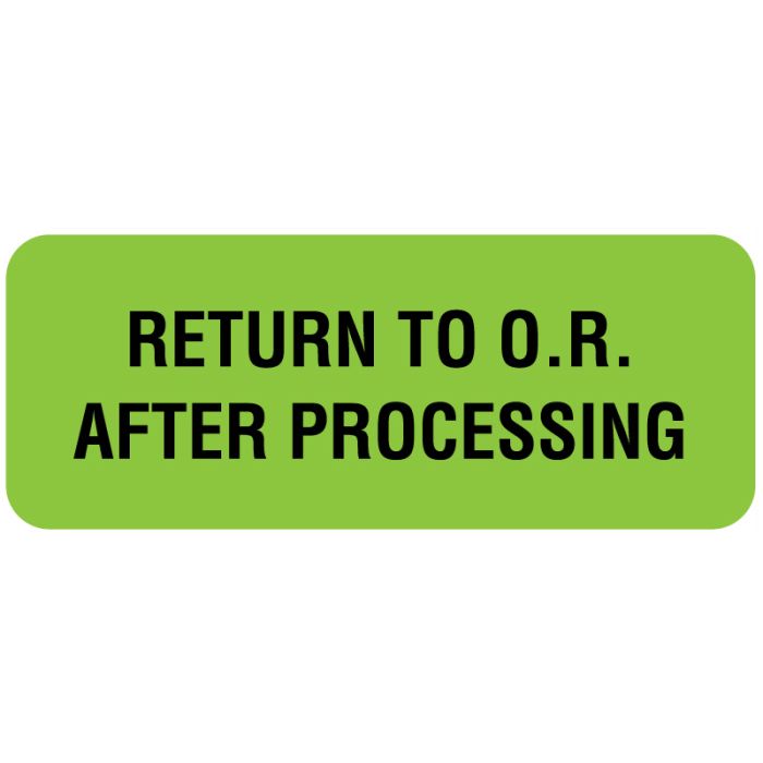 Return To Or, Communication Label, 2-1/4" x 7/8" main product photo