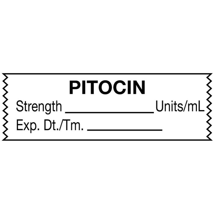 Anesthesia Tape, Pitocin units/mL, 1-1/2" x 1/2" main product photo